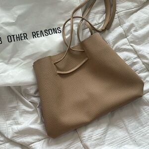 NWOT VEGAN LEATHER SLOUCHY BUCKET BAG from 8 Other Reasons
